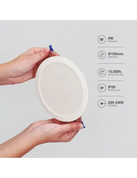 GSC  Downlight Empotrable LED Redondo 9W 4000K Belur  201000093