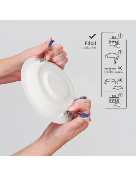 GSC  Downlight Empotrable LED Redondo 9W 4000K Belur  201000093