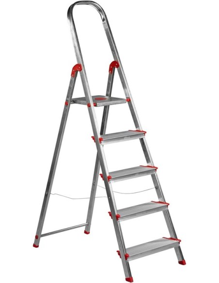 Rolser - Escalera NORMA 5 peldaños anchos