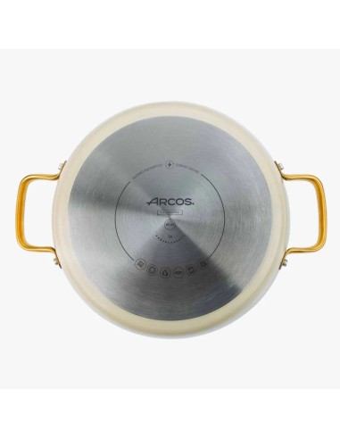 ARCOS Cacerola Cerámica Beige 28 cm 4,3 L Samoa 717124