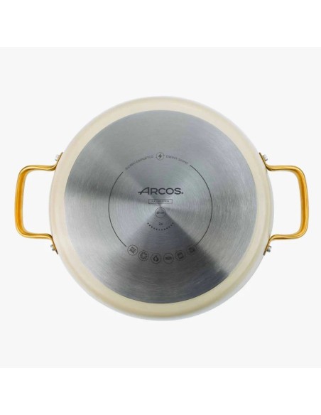 ARCOS Cacerola Cerámica Beige 28 cm 4,3 L Samoa 717124