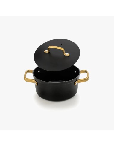 ARCOS Cacerola Cerámica Negra 20 cm 2,6 L Samoa 716922