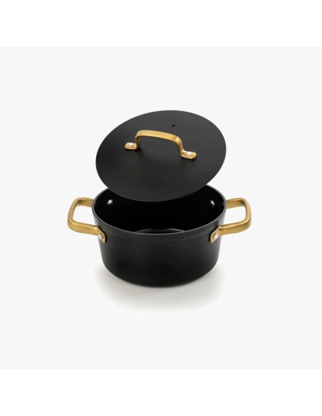 ARCOS Cacerola Cerámica Negra 24 cm 4,3 L Samoa 717022