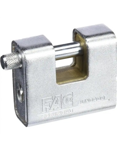 Candado Blindado FAC 60 mm | Latón Rectangular de Alta Seguridad