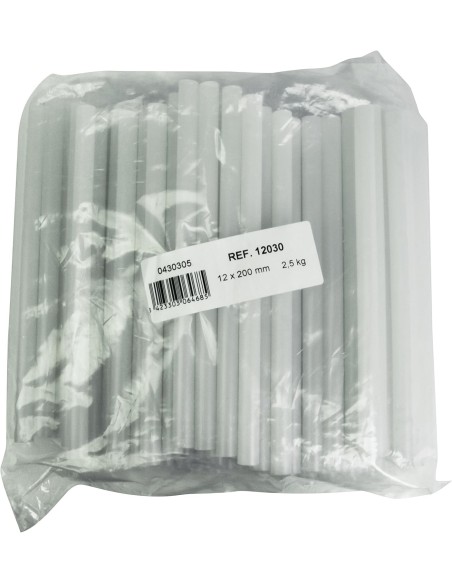 Recambio Barras de Silicona 12mm x 200mm | Pack 2,5 kg Ahorro