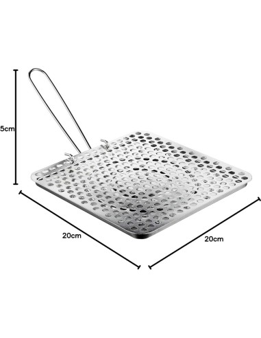 Ibili - Tostador pan estañado 20 x 20