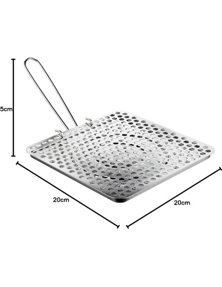 Ibili - Tostador pan estañado 20 x 20