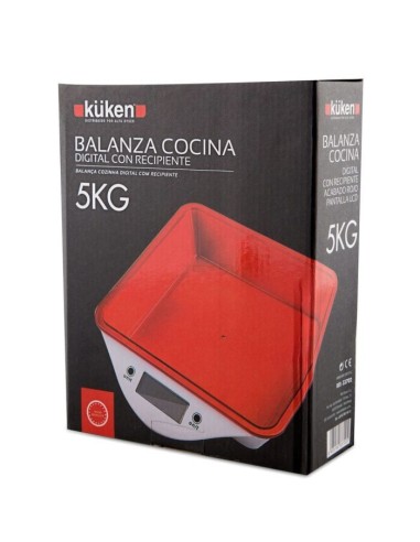 Balanza Cocina Digital KUKEN con Recipiente 5 kg | 33702