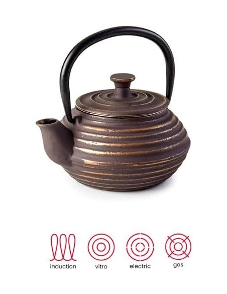 Ibili - Tetera de hierro fundido Kuta 300 ml