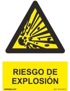 NMZ - RD30001 - Señal riesgo de explosión PVC 21 x 30