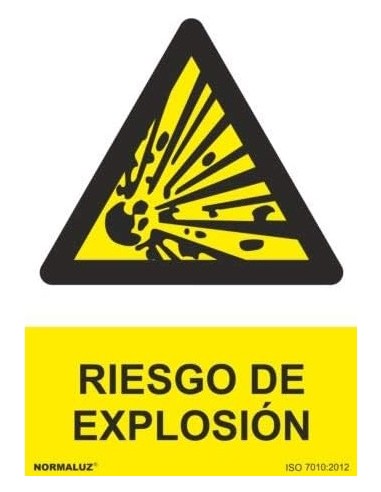 NMZ - RD30001 - Señal riesgo de explosión PVC 21 x 30
