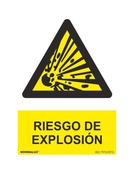 NMZ - RD30001 - Señal riesgo de explosión PVC 21 x 30