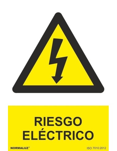 NMZ - RD30007 -  Señal Riesgo eléctrico 21X30 cm