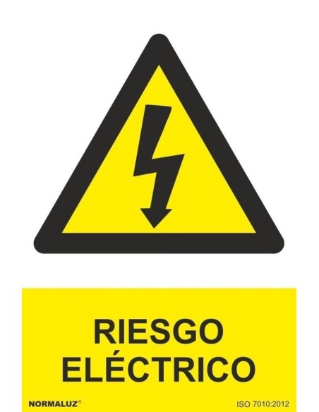 NMZ - RD30007 -  Señal Riesgo eléctrico 21X30 cm