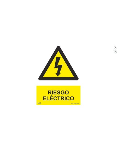 NMZ - RD30007 -  Señal Riesgo eléctrico 21X30 cm