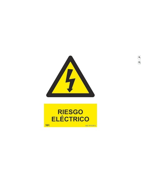 NMZ - RD30007 -  Señal Riesgo eléctrico 21X30 cm
