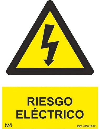 NMZ - RD30007 -  Señal Riesgo eléctrico 21X30 cm