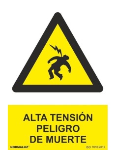 NMZ - RD30029 - Señal  Peligro Alta Tensión 21x30cm