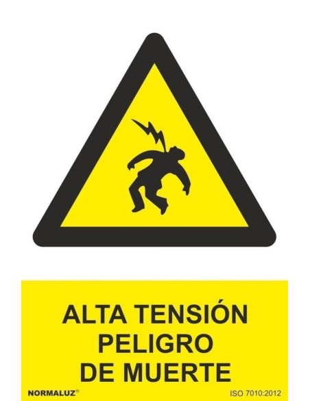 NMZ - RD30029 - Señal  Peligro Alta Tensión 21x30cm