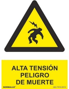 NMZ - RD30029 - Señal  Peligro Alta Tensión 21x30cm 2