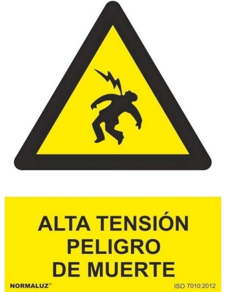 NMZ - RD30029 - Señal  Peligro Alta Tensión 21x30cm
