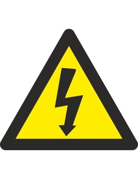 NMZ - RD64000 - Adhesivo Triángulo Peligro Riesgo Eléctrico 105mm (10 ud)