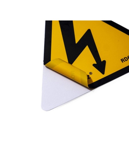 NMZ - RD64000 - Adhesivo Triángulo Peligro Riesgo Eléctrico 105mm (10 ud)