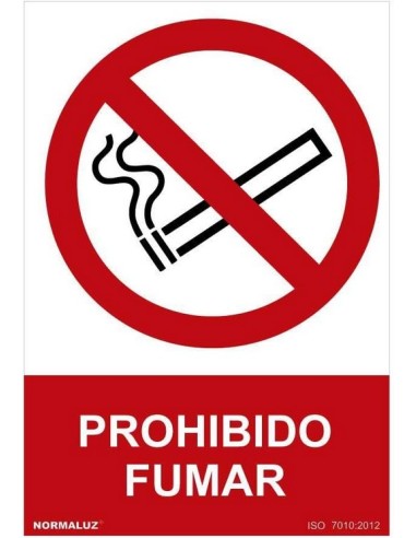 NMZ - RD41000 - Señal Prohibido Fumar 30 x 40 cm