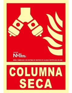 NMZ - B00126 - Señal Columna Seca 21x30 cm