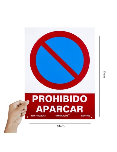 NMZ - RD41040 - Señal Prohibido Aparcar 30 x 40 cm