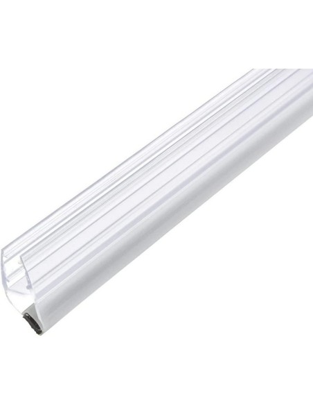 Perfil mampara con imán inclinado pieza 2 Metros