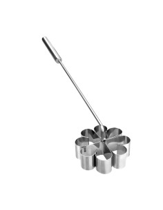 Ibili - Molde florón mango inclinado inoxidable