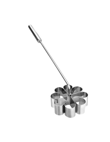 Ibili - Molde florón mango inclinado inoxidable