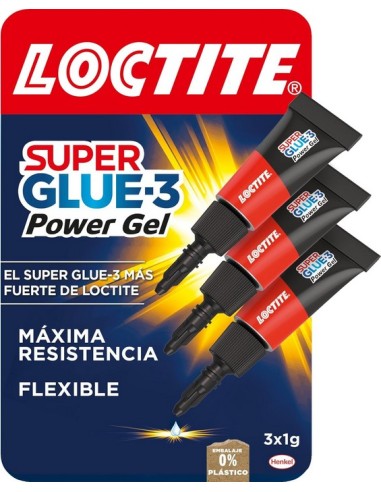 Loctite Super Glue-3 Power Gel Mini Trio 3 x 1 gr.