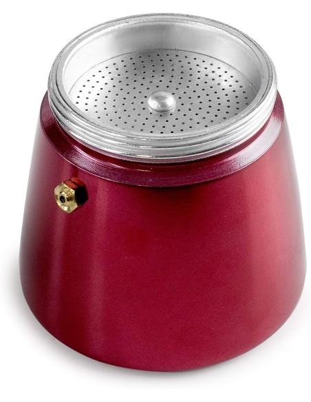 Cafetera Express IBILI Evva Red Inducción 3 Tazas 150 ml