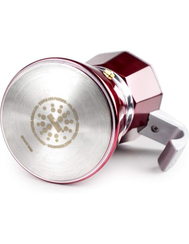 Cafetera Express IBILI Evva Red Inducción 3 Tazas 150 ml