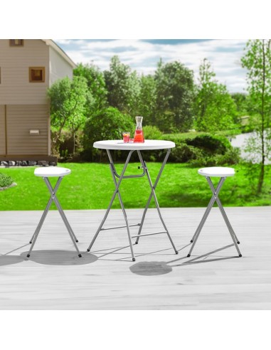 Mesa Plegable Redonda Catering 80×110 cm