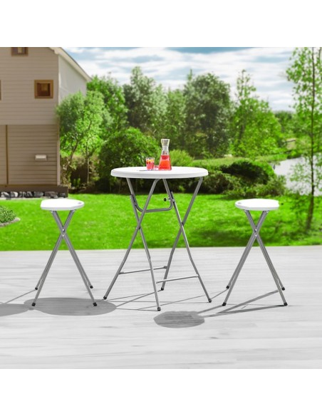 Mesa Plegable Redonda Catering 80×110 cm