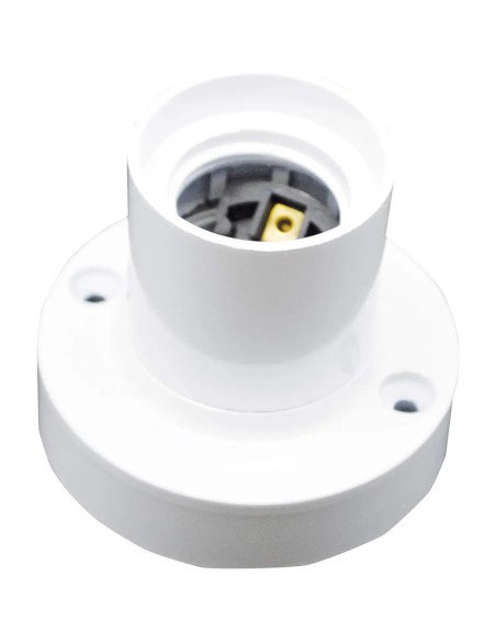 Portalámparas Superficie F-Line E27 Blanco | 6,8 x 6 cm