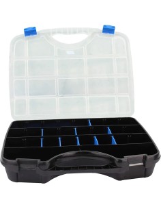 Maletín organizador Tayg 024559 Basic Line con cierres de presión azules y diseño profesional 2