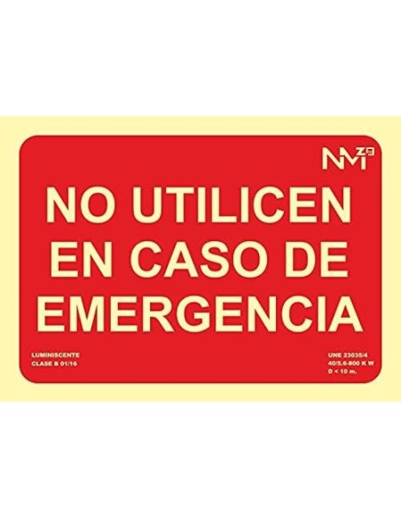 señal emergencia