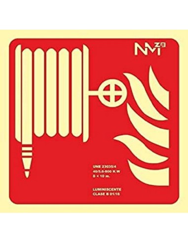 NMZ - A03408 - Señal Clase A  Manguera 420 x 420 mm PVC