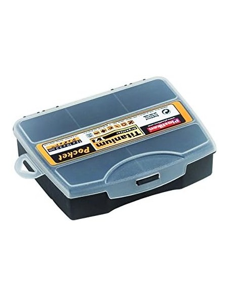 Plastiken - Organizador 12 cm titanium negro