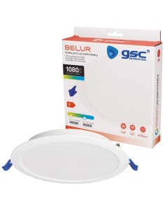 GSC - Downlight empotrable LED redondo Belur 12W 6500K Blanco 2