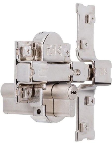 Cerrojo FAC 311-L/80 Níquel | Perfil Europeo y Llave Única
