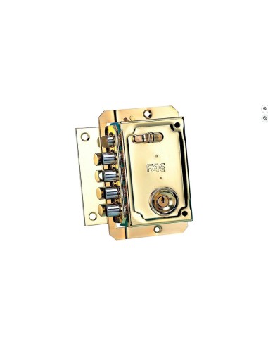 FAC - Cerradura sobreponer S-90 IZDA.Dorada