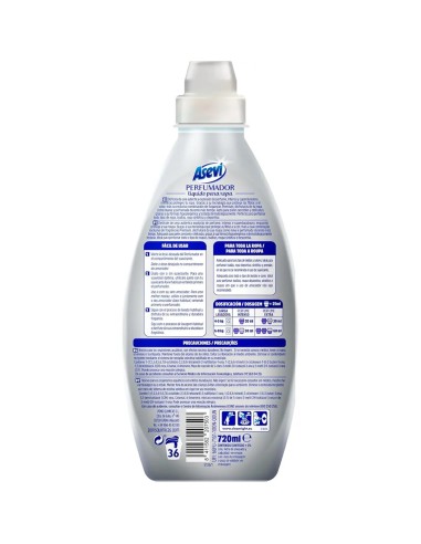 etiqueta de envase por la parte atras