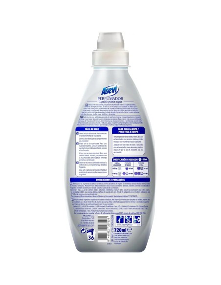 etiqueta de envase por la parte atras