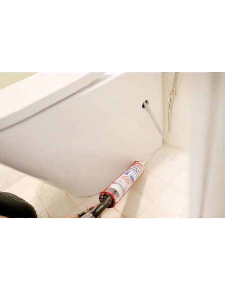 FISCHER - Silicona superbaños blanca -280 ml