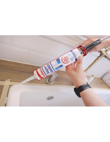 FISCHER - Silicona superbaños transparente -280 ml